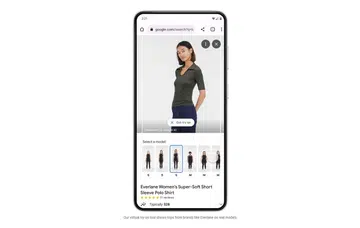 Google Search's new virtual try-on takes generative AI to give realistic clothing shapes on its real-life models of different sizes and skin colours.