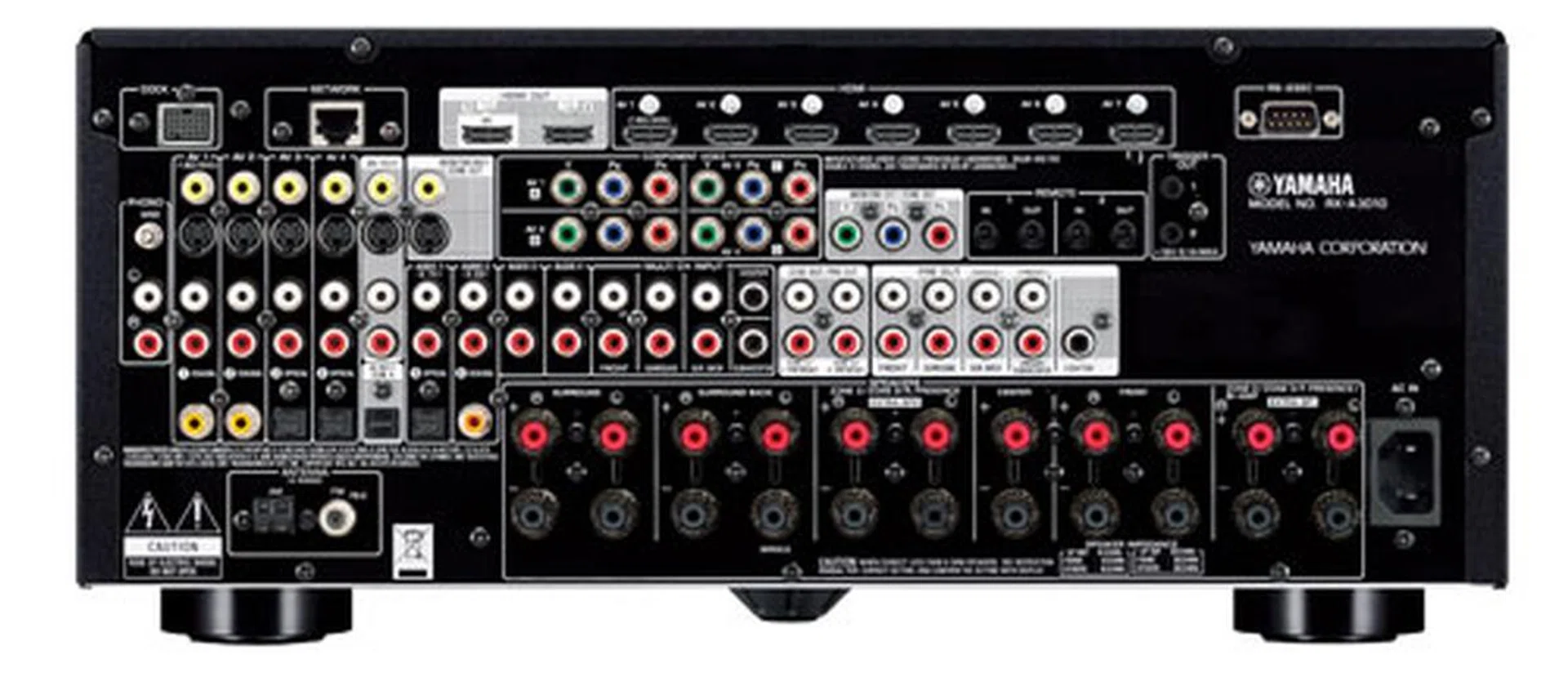 This receiver pumps out 11.2 channels with pre-outs alternatives. There's no lack of HDMI 1.4a slots as well given its eight HDMI inlets and two HDMI outputs (simultaneous). There's also a wide array of analog (S-video, composite and component) ports available to cater for legacy systems.  