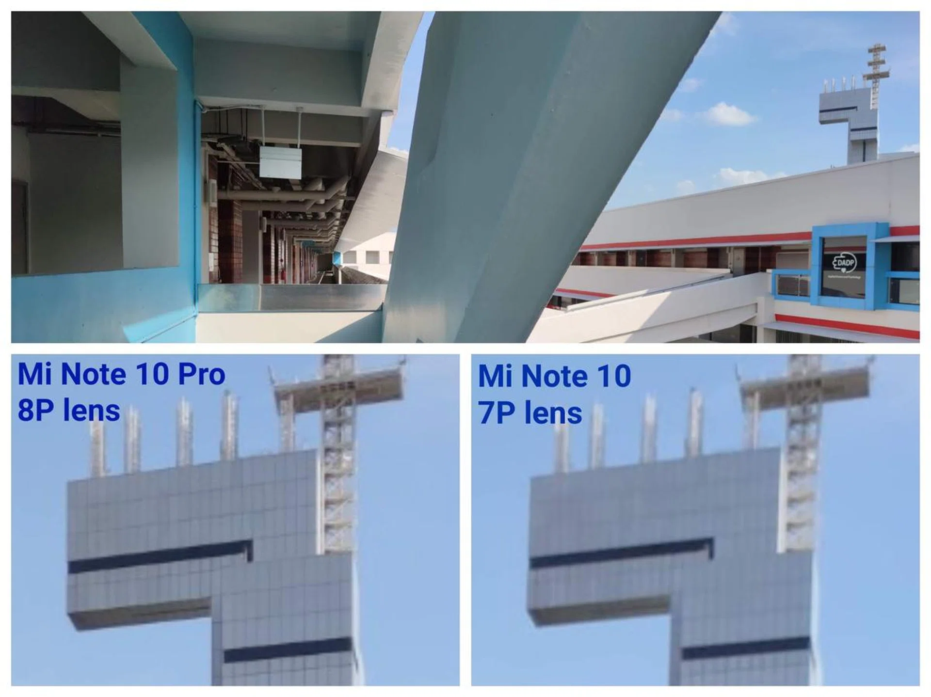 Mi Note 10 vs 10 Pro. Observe the difference in corner sharpness here, though!