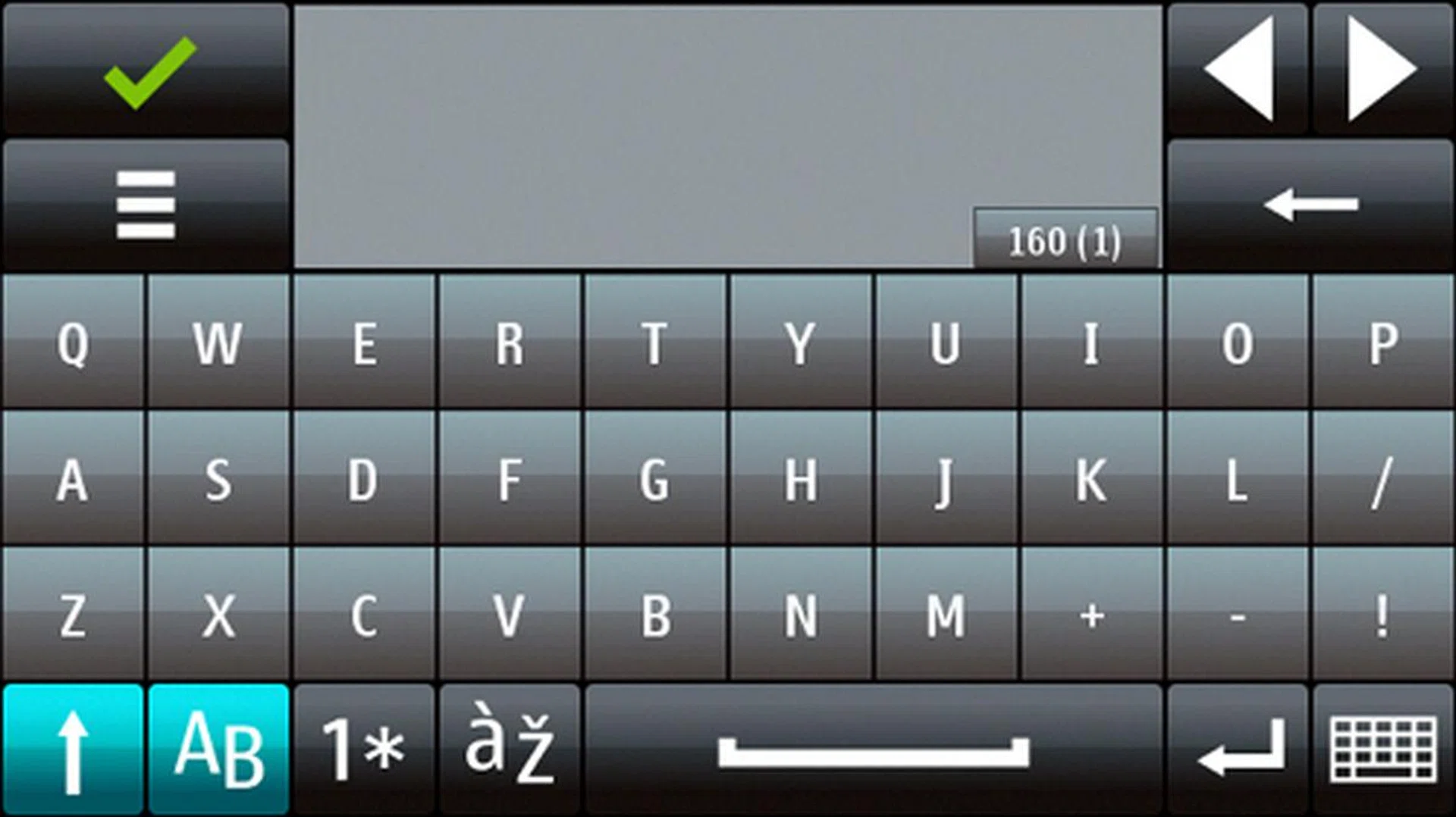 Besides the lack of auto-rotation to the QWERTY keyboard in landscape mode, typing on the virtual numeric keypad will also take some getting used to.