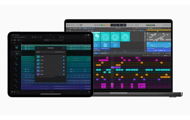 These new features are coming to Logic Pro 11.2 for Mac and Logic Pro 2.2 for iPad. Photo: Apple