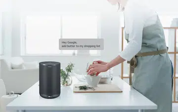 The LG WK7 is yet another smart speaker that supports Google Assistant. 