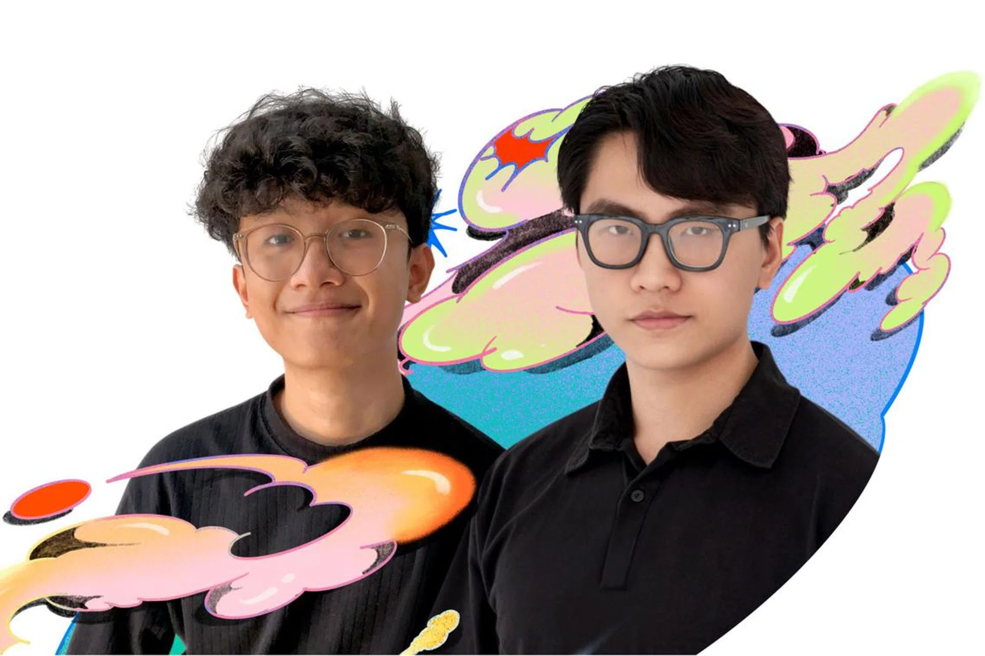 Daniel Pham Duy Phuc and Tran Tuan Hiep, the developers of DreamChaser. Image: Apple