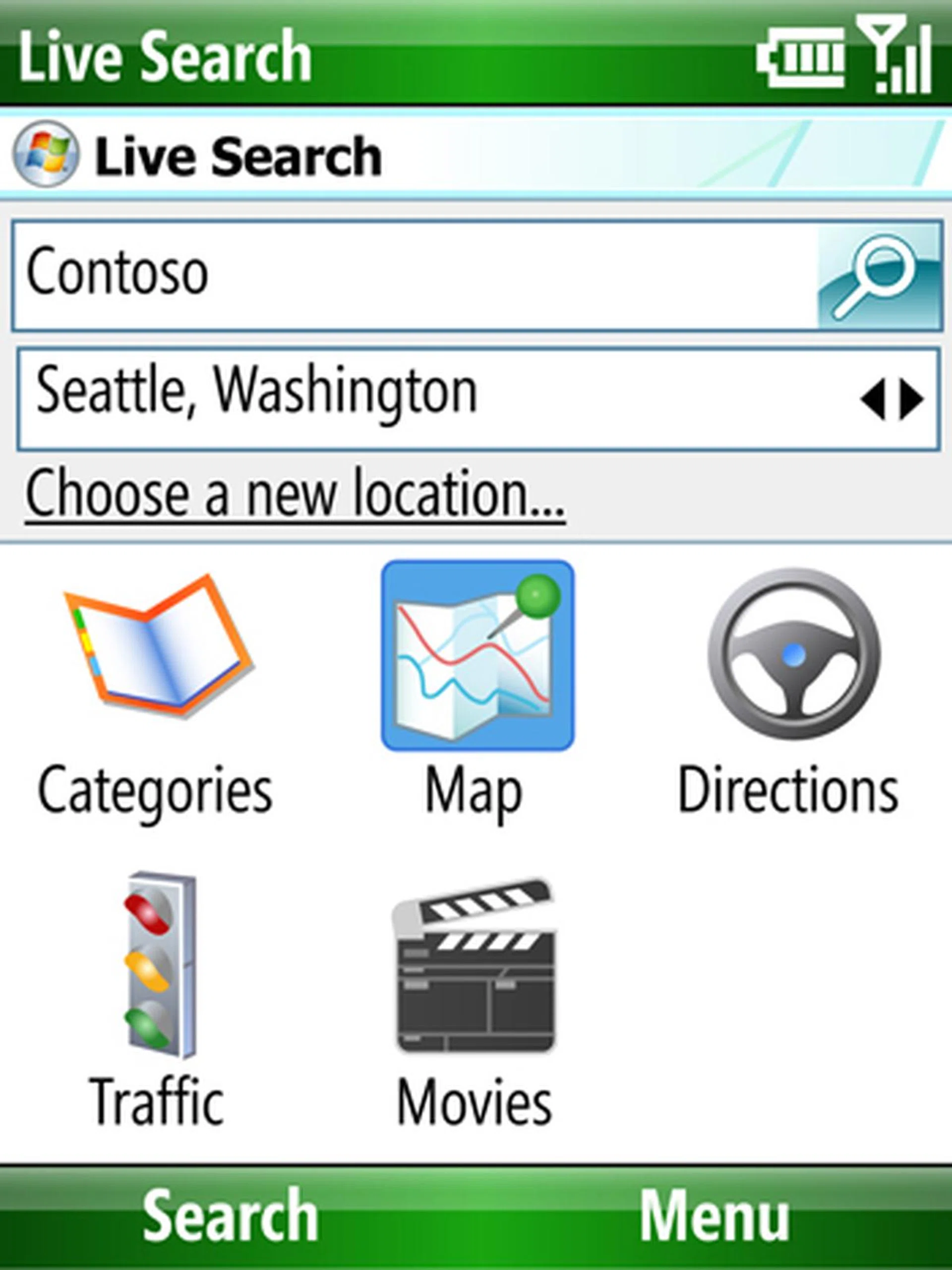 Live Search receives an enhancement with categorized search options that gives you faster and easier access to what you'll need.