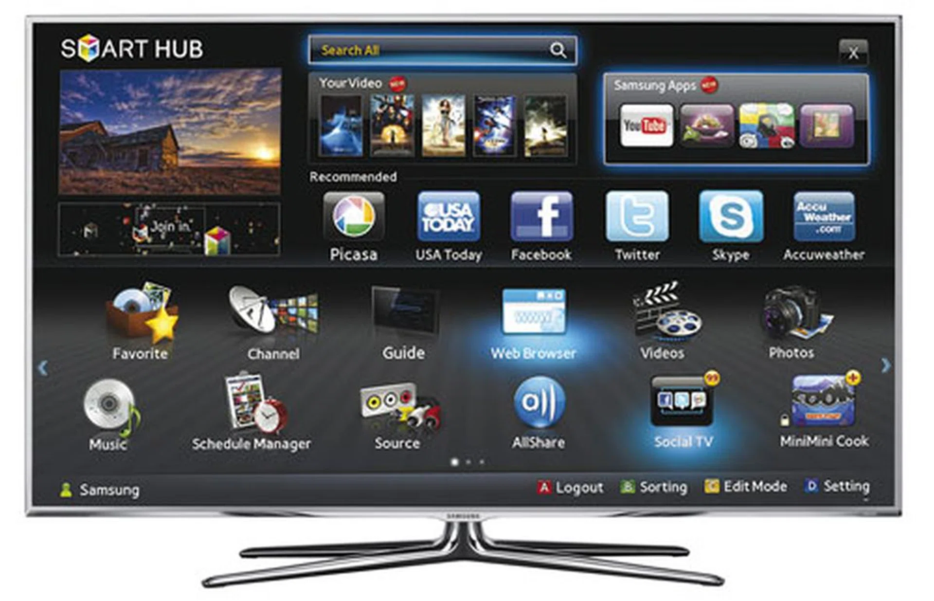 It will be hard for competitors to match Samsung's "smart" content and sexy styling as delivered by their Full-HD D7000 model. However, its inconsistent illumination and high price point may dent its otherwise respectable reputation among the LED brethren.