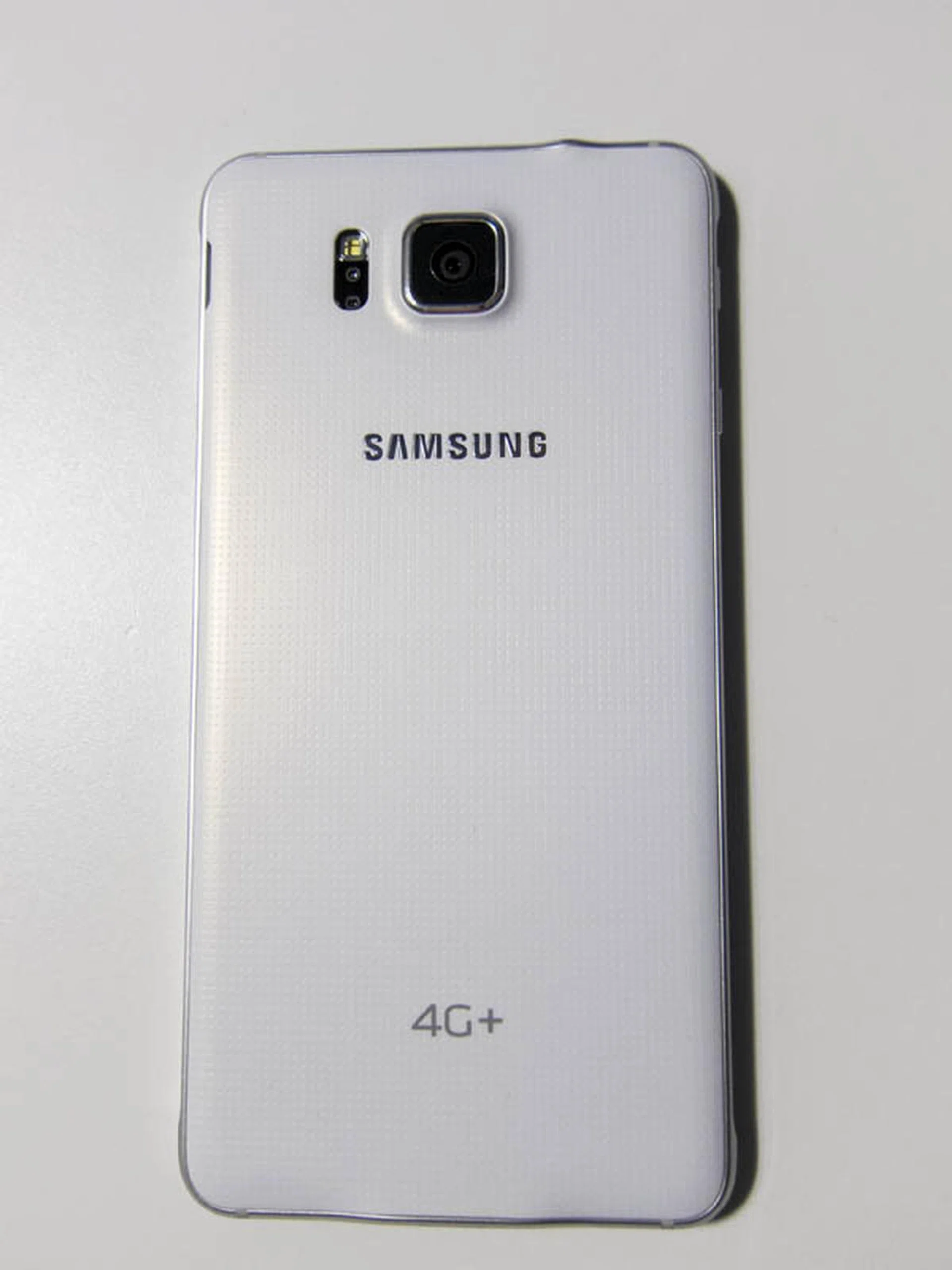 Still the same old polycarbonate back cover.