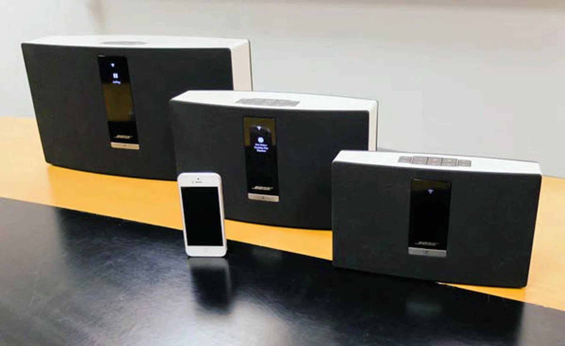 L to R: SoundTouch 30, SoundTouch 20 and SoundTouch Portable 