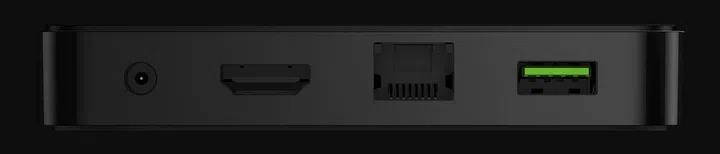Like most microconsoles, the Forge TV features a single USB 3.0 port, DC in and the standard HDMI input.