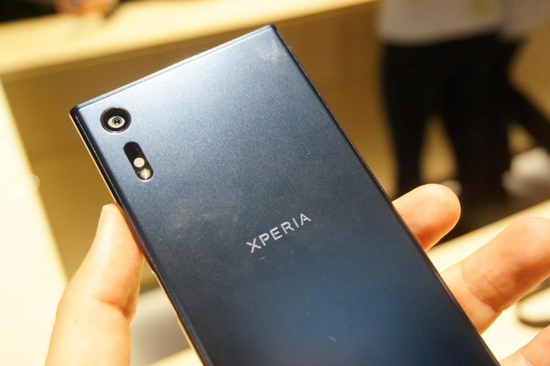 The new camera system was a key focus for this phone.