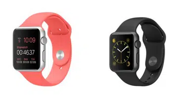 The Apple Watch Sport is currently available in silver and space gray aluminum case. <br> Image source: Apple Online Store (Singapore)
