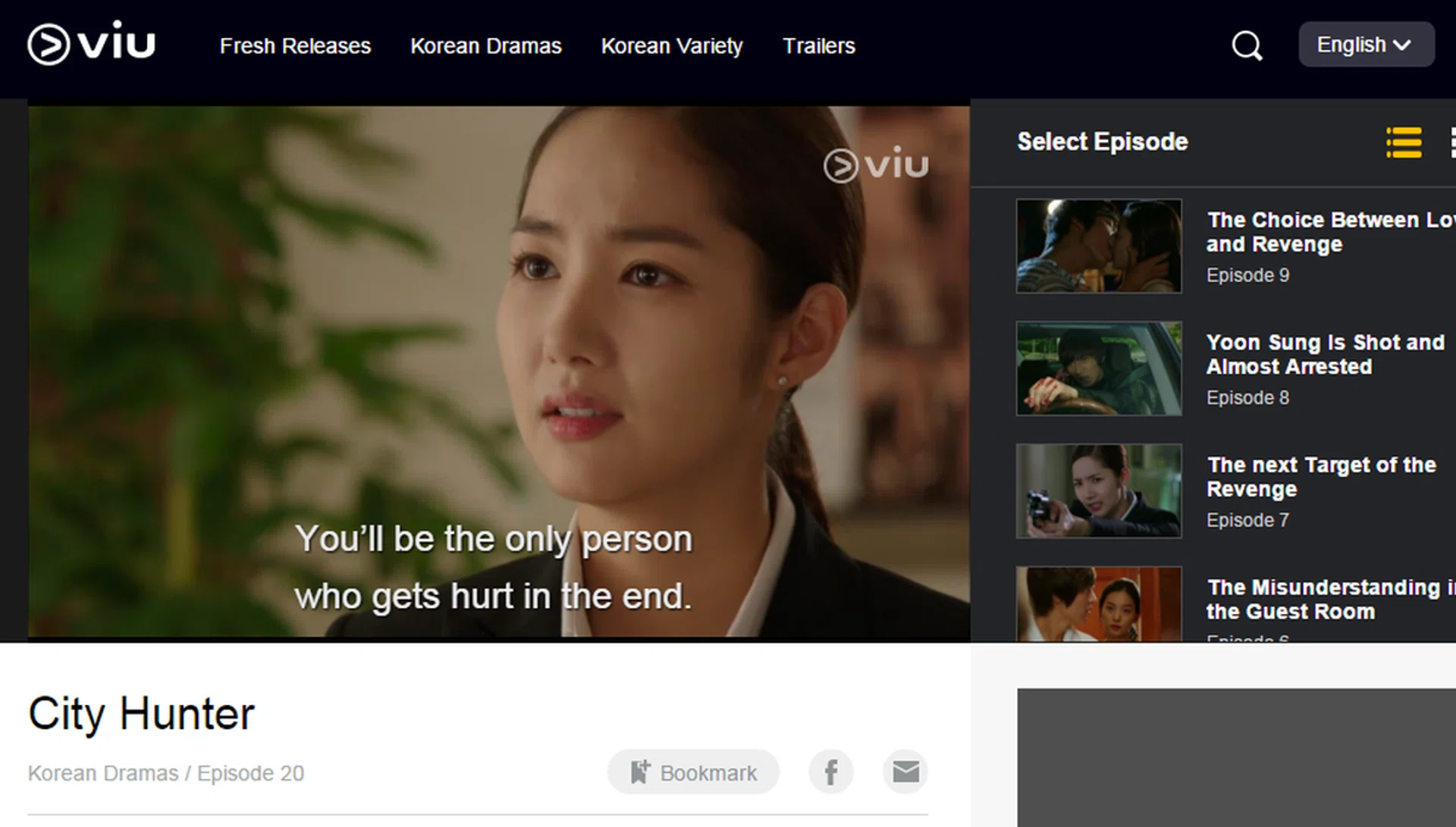 Streaming City Hunter (2011) on the site is easy and fuss-free.
