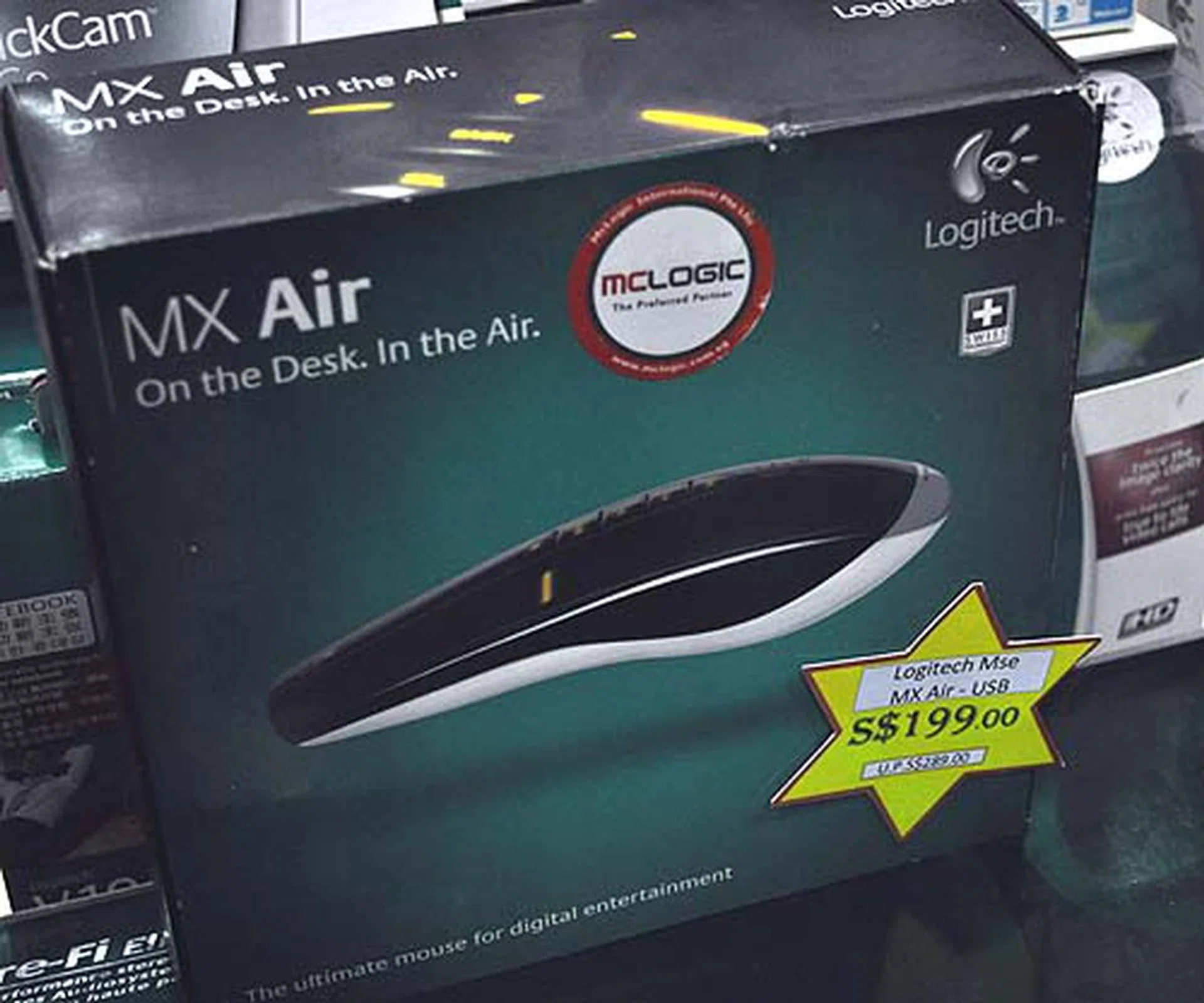 If looks alone can part you from your cash, then why not try the Logitech MX Air at $199?