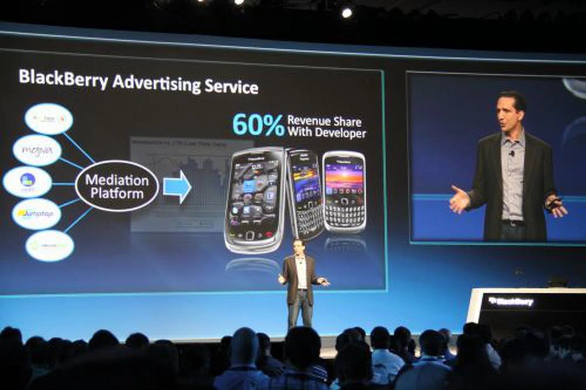 The BlackBerry Advertising Service now has the support of five ad channel networks and will see many more rich, media ones joining in. The service platform allows developers to embed ads into their apps with just three lines of code, and they earn 60 percent of the revenue for every app downloaded by users.