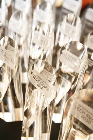 The Tech Trophies... in all their glory and beauty.