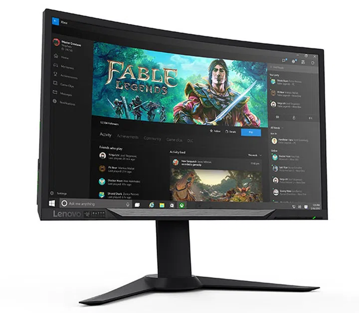 Lenovo Y27g Razer Edition curved gaming monitor