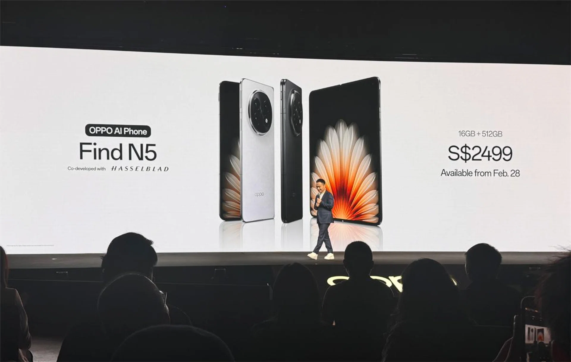 OPPO Find N5 launch in Singapore. Photo: HWZ.