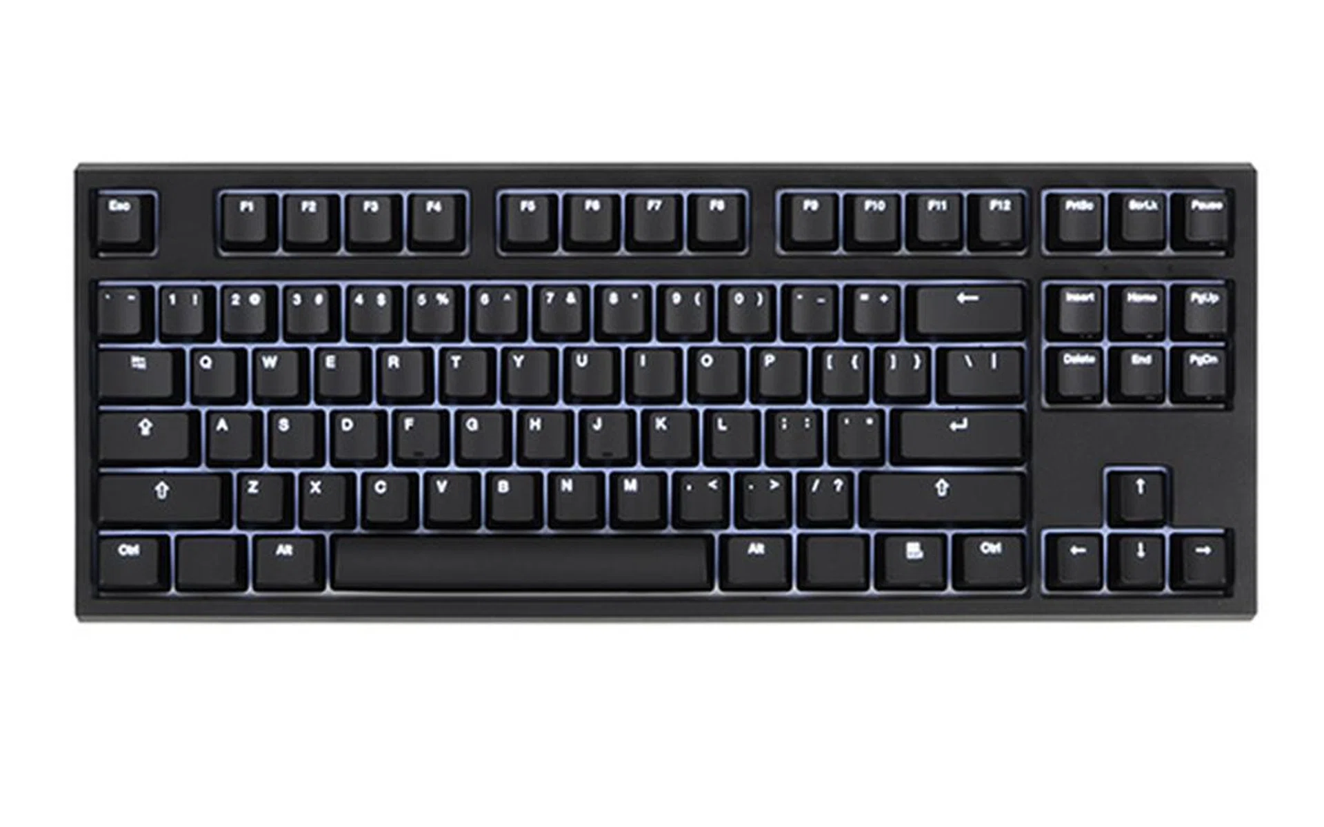 The WASD Code keyboards have minimalist keycaps I really appreciate.