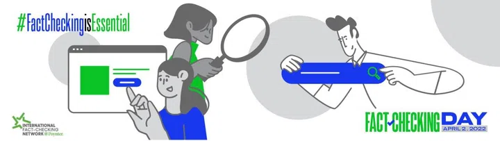 #FactCheckingisEssential (Image source: IFCN@Poynter)
