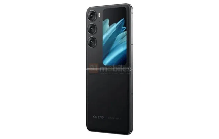 Purported render of the Oppo Find N3 Flip. <br>Image source: 91mobiles