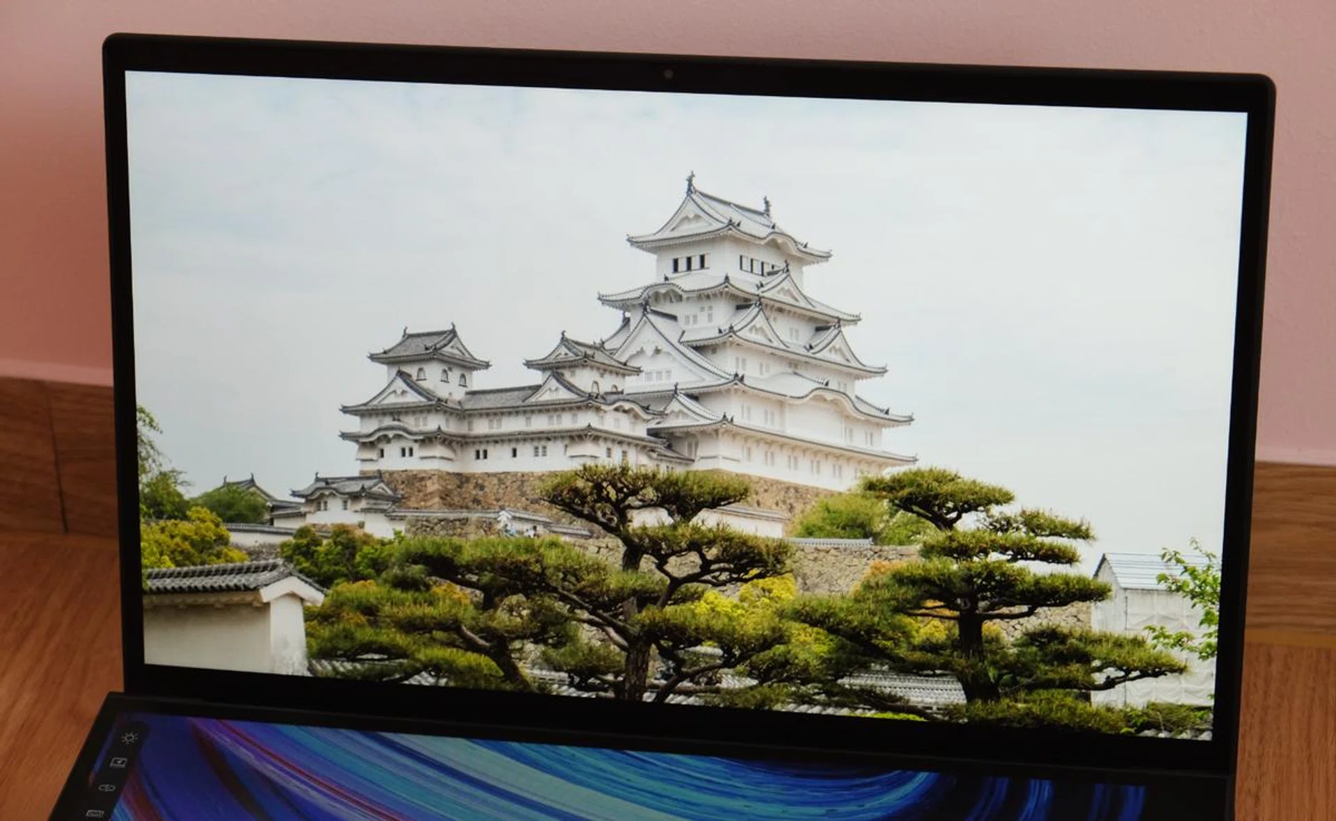 The main display now supports touch inputs.