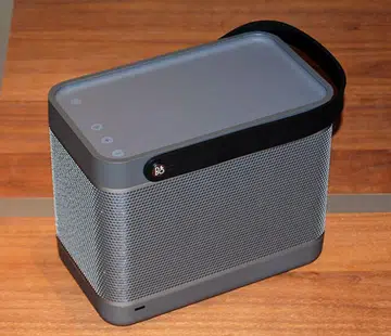The stylish and chic new Beolit 12 portable speaker is the first product to be launched under the new B&O Play branding. 