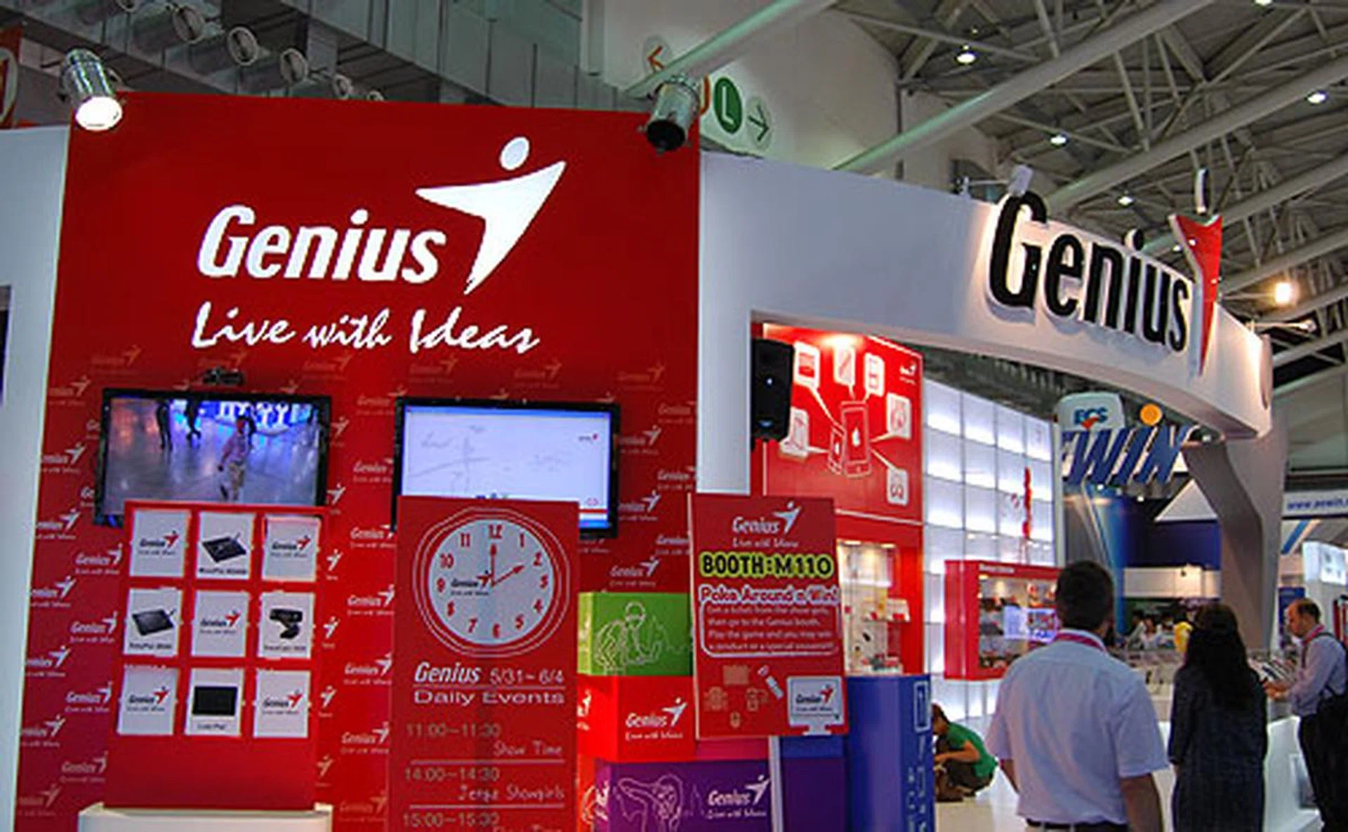 There's a wide range of products from Genius; it's not just about the keyboards and mice, though those remain important. 