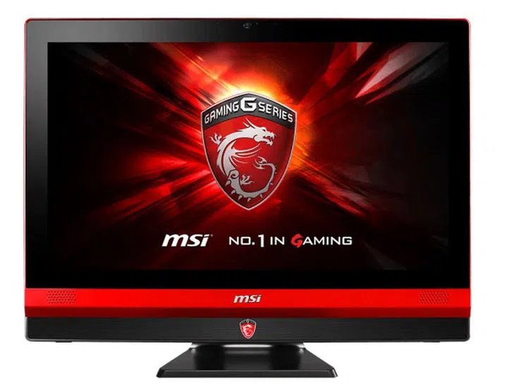 The MSI Gaming 24GE 2QE 4K is available in both touch and non-touch versions. Shown here is the touch-capable version. (Image Source: MSI)