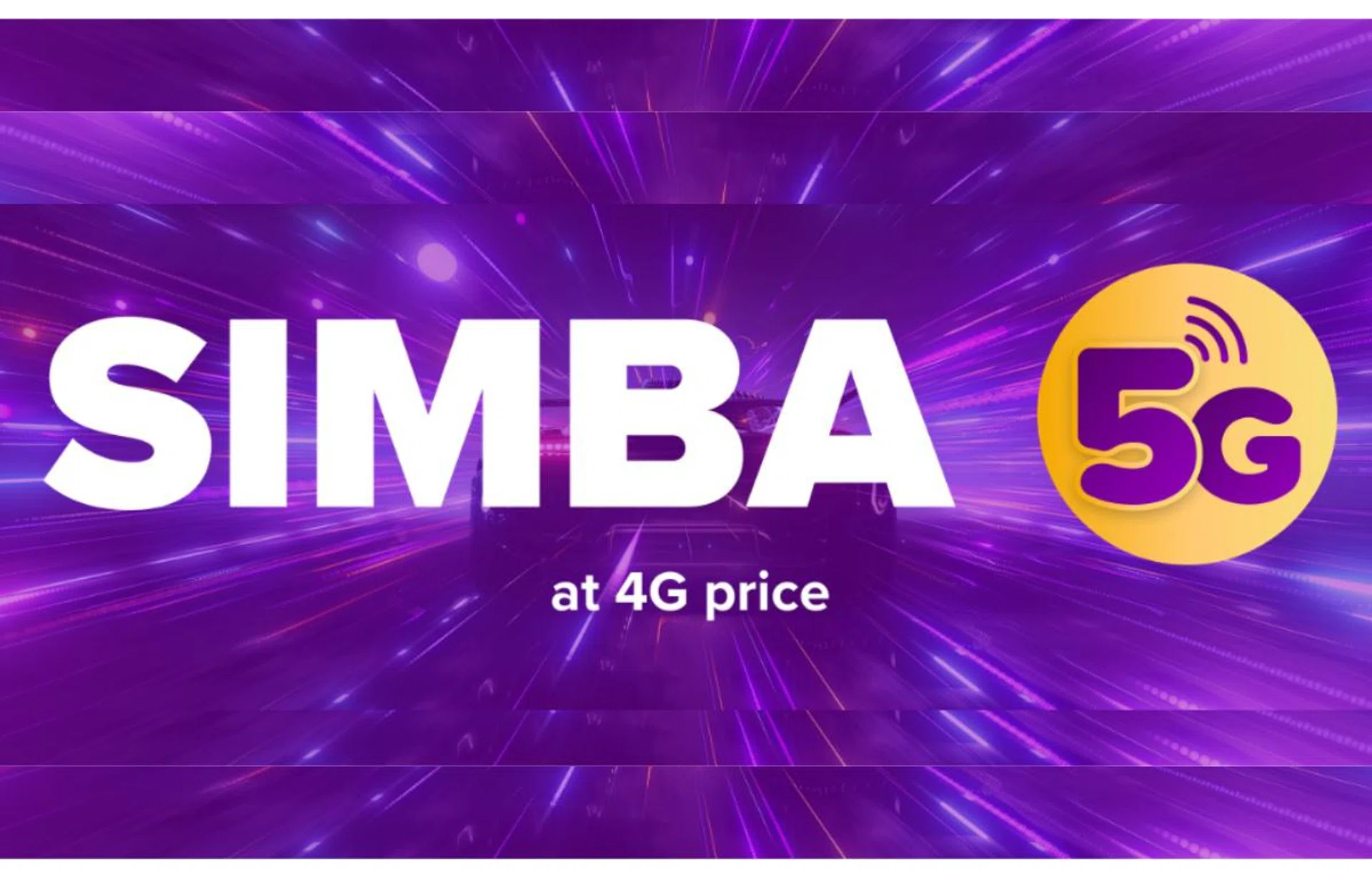 Simba gives 5G access without changing its prices.