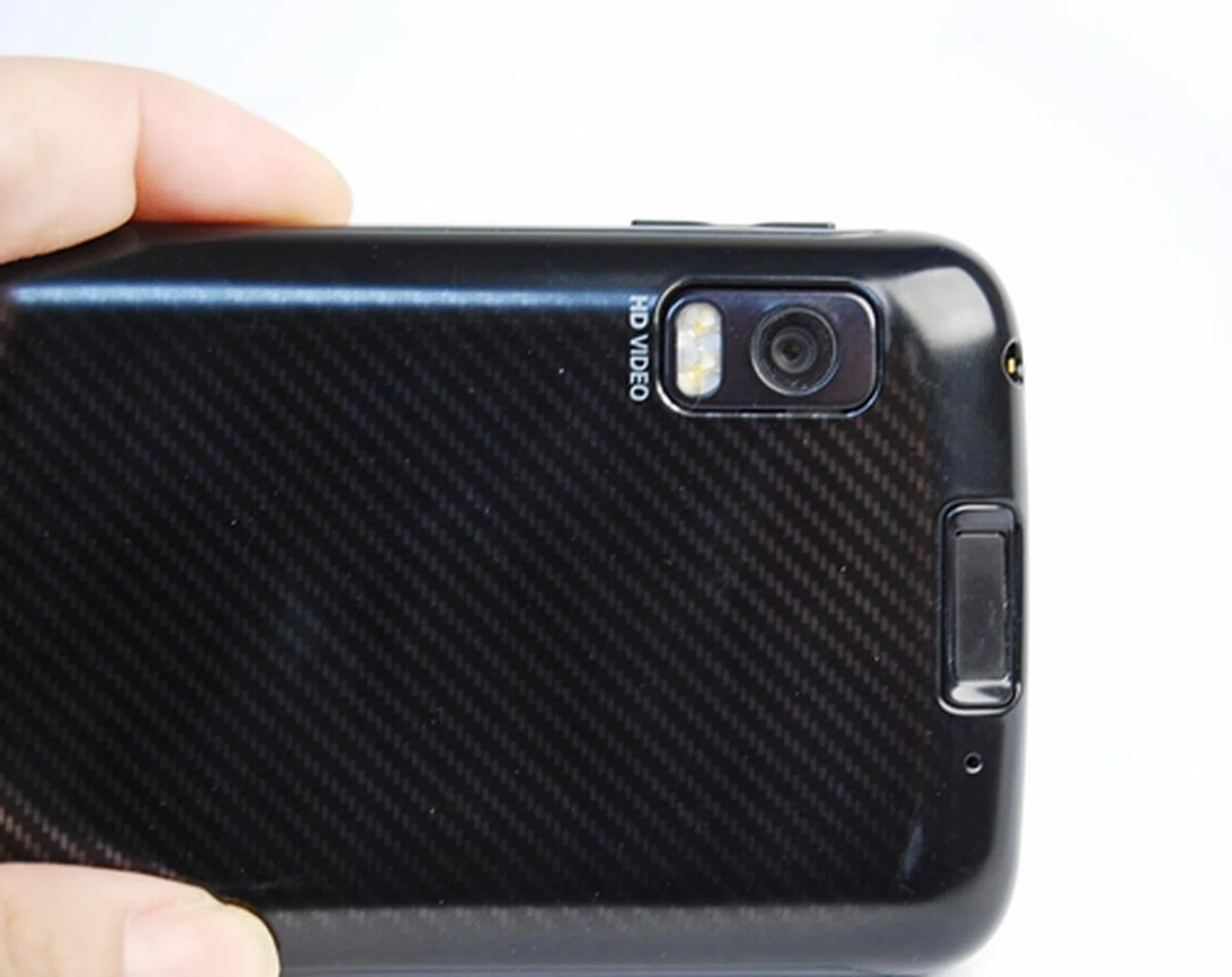 The Atrix comes with a 5-megapixel camera with auto focus and LED flash capabilities. The device also comes with a VGA camera that's found on the front and is specifically for video calls and low-res self portraits.
