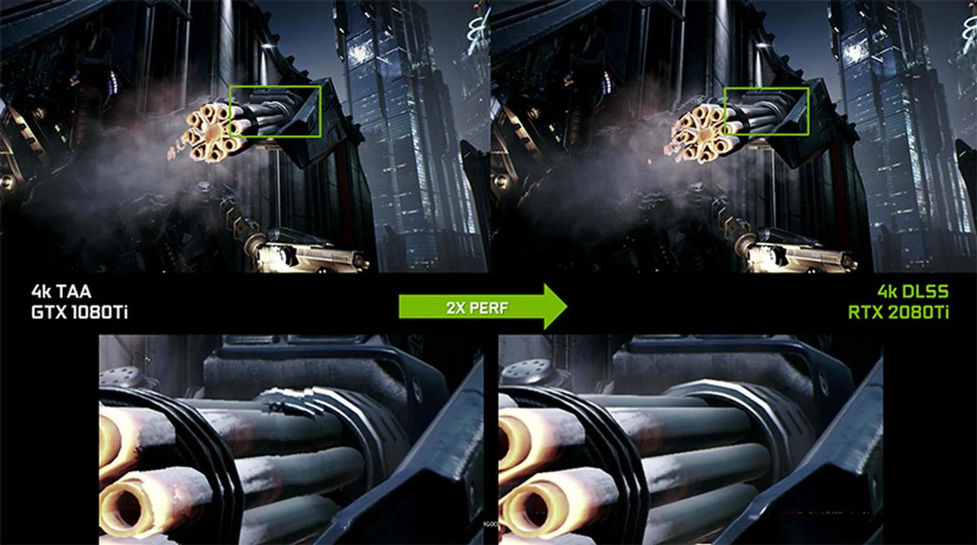 NVIDIA says DLSS should look better than TAA and still have less of a performance hit. (Image Source: NVIDIA)
