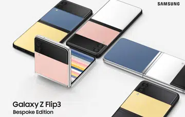 Samsung Galaxy Z Flip3 Bespoke Edition.