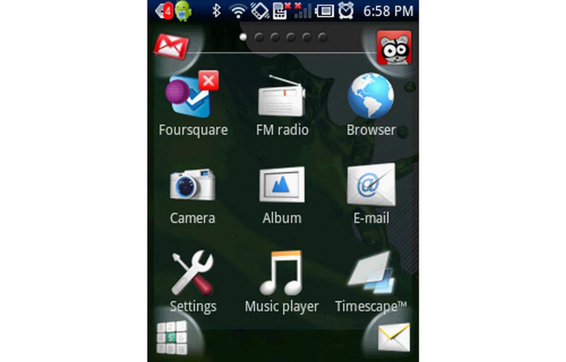 You can customize the shortcuts and widgets according to your preference.