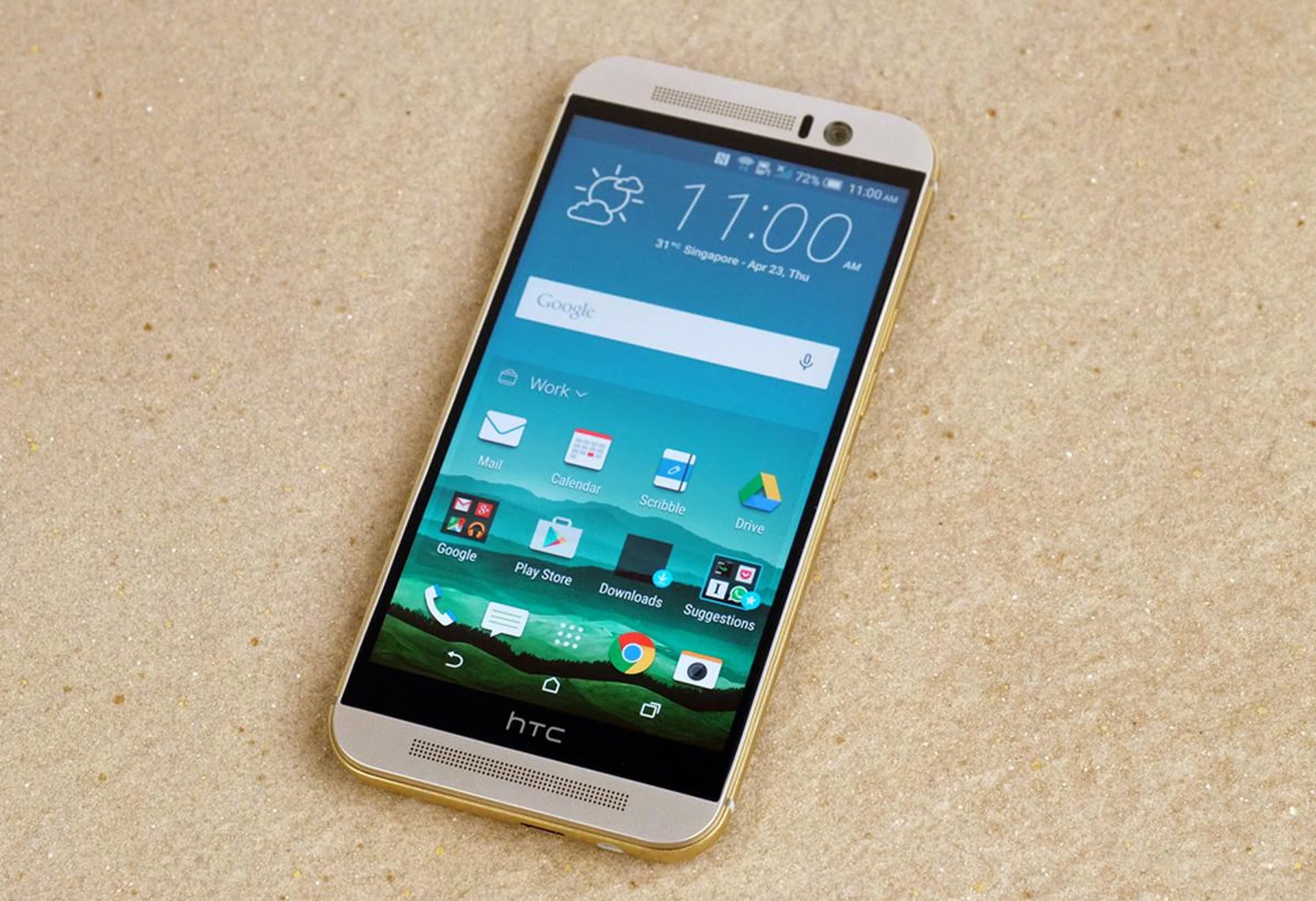 The HTC One M9 looks very similar to last year's M8.