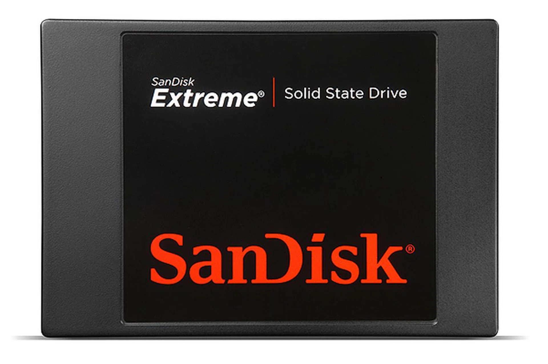 The SanDisk Extreme SSD has a simple design and comes in a 9.5mm thick case.