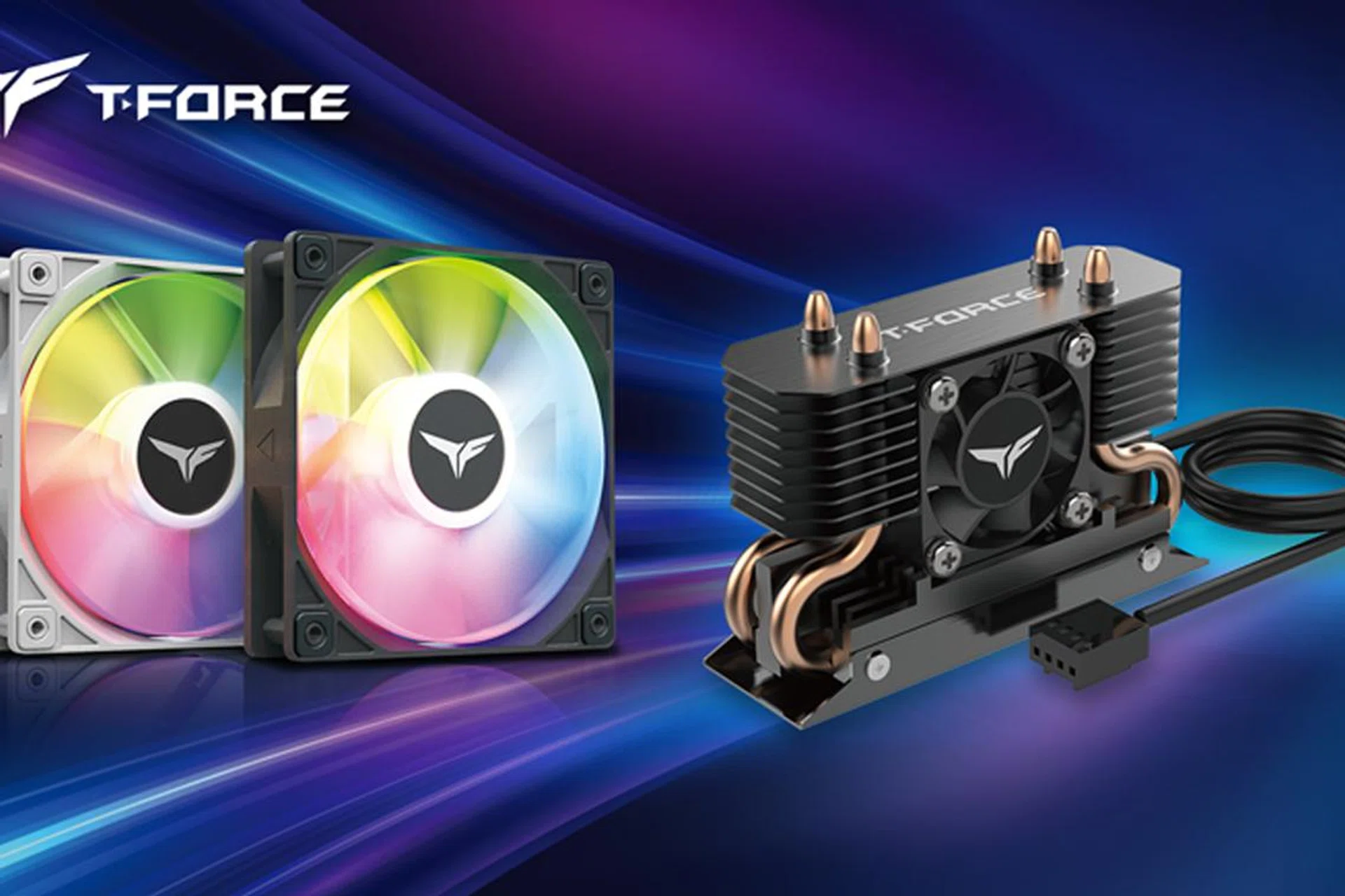 Teamgroup's T-Force lineup introduces a new cooler and ARGB fan for PCIe gen 5 SSDs.