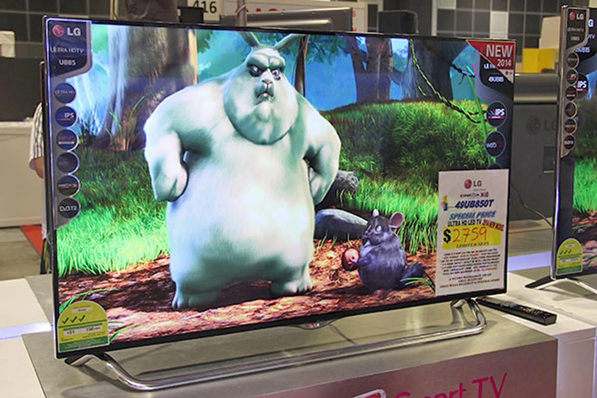 The just-announced LG UB850T 4K TV can also be found at SG Tech Show. Sporting a new WebOS smart TV platform that makes navigation so much easier, the UB850T is also a 3D TV that relies on passive 3D tech, which means its 3D glasses are flicker-free, battery-free, and comfortable to wear. Available in 49 and 55-inch screen sizes, you can find them at Booth 409 going for $2,759 and $3,699 respectively. Comes with a 3-year warranty, as well as free delivery and installation.