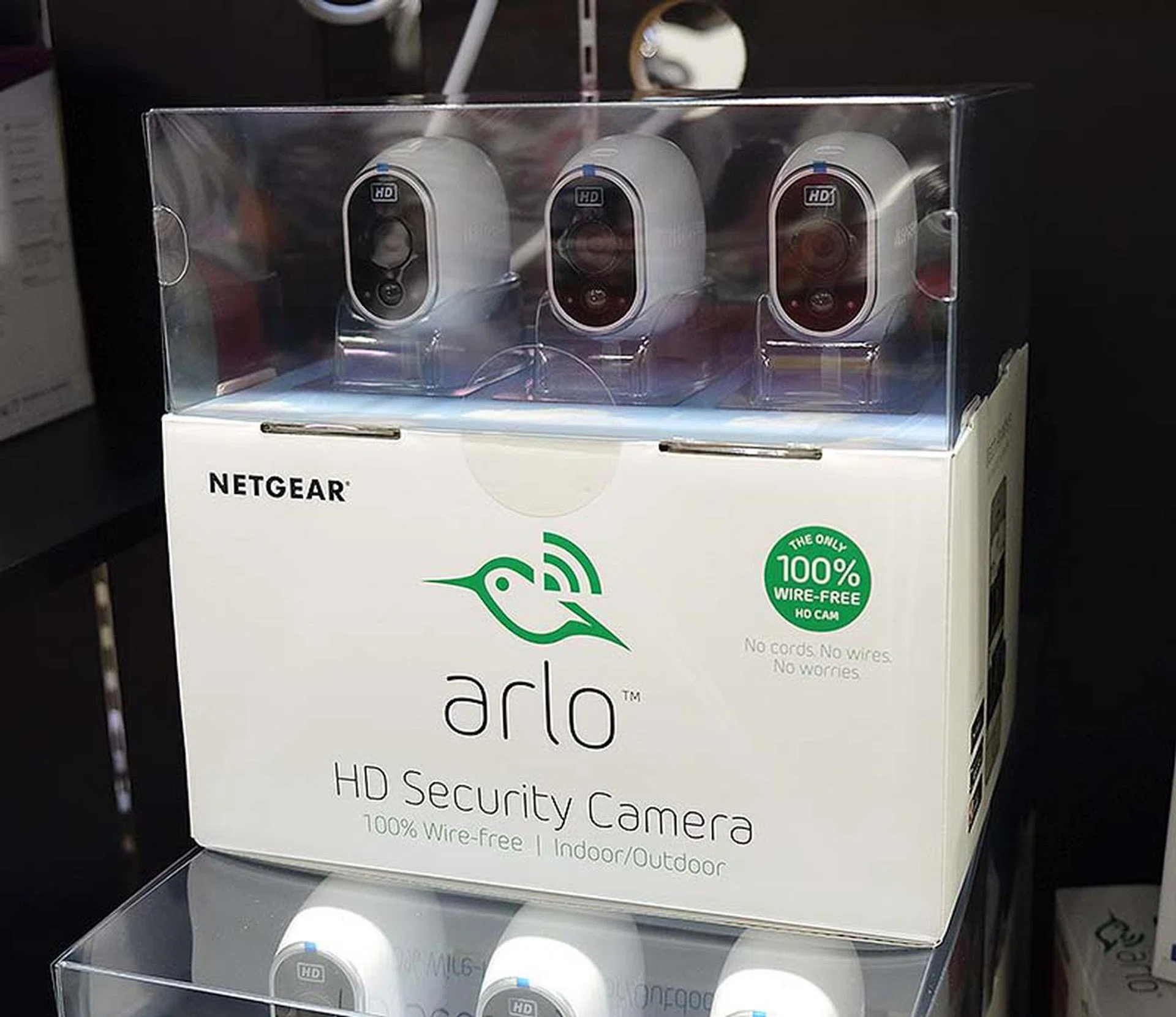 If you need a pair of extra eyes at home for the times when you aren't around, consider the Netgear Arlo. Designed to be easy to setup, the Arlo is a 100% wire-free security camera solution, and it's also waterproof. Plus it records at a very reasonable 720p resolution. A one-camera system will set you back $379 (U.P. $399), whereas a 4 camera system is $899 (U.P. $999).