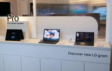 LG's latest gram notebooks feature Intel's newest Core Ultra processors. (Image source: LG)