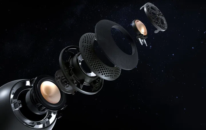 Creative Pebble Nova uses co-axial drivers. Image: Creative.