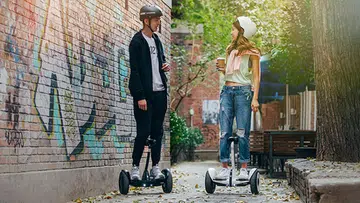 Meet the Ninebot mini, a handle-free scooter that you can control with your smartphone. (Image Source: Xiaomi)