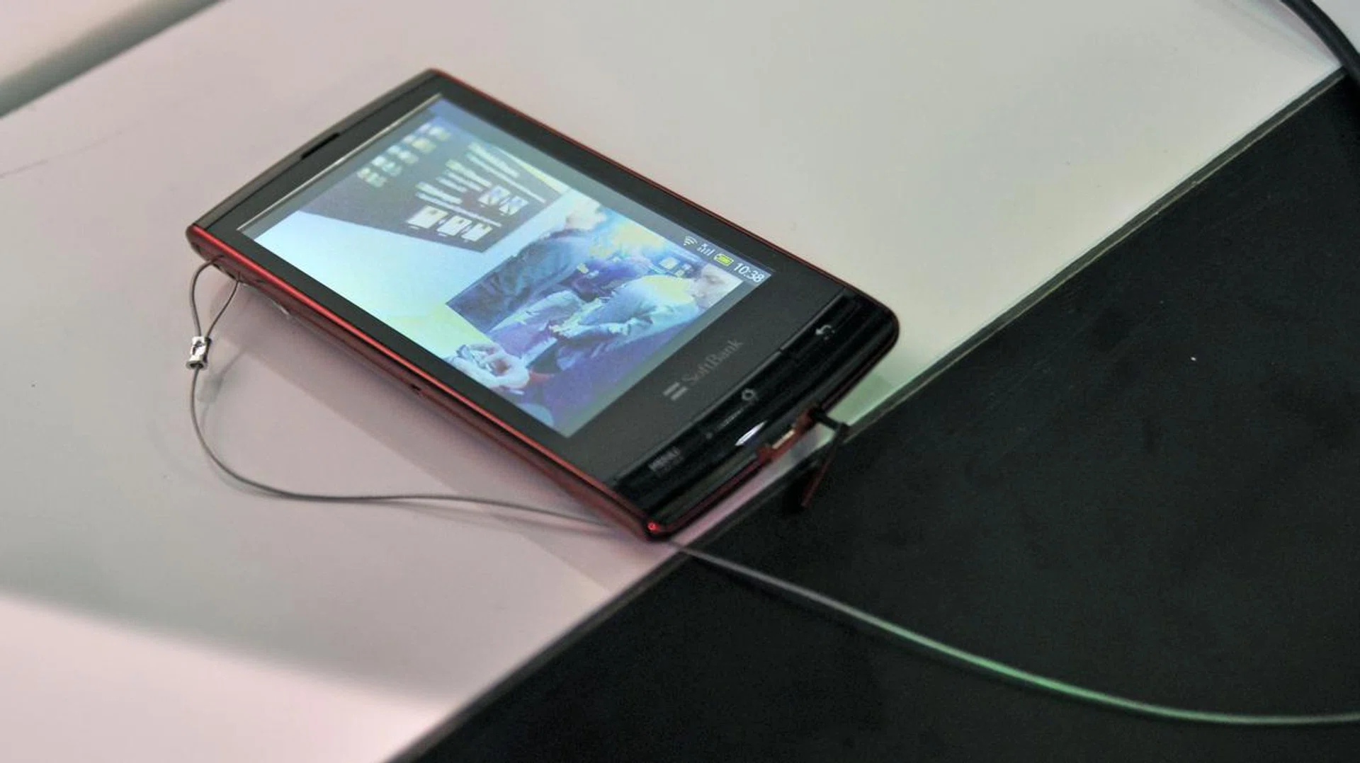One of the phones that we spotted using a glasses-free 3D screen.