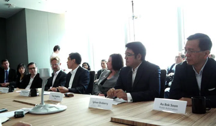 Core members of the SWSPG consortium as well as new partners were present during the media roundtable. IDA's representative was absent though.  