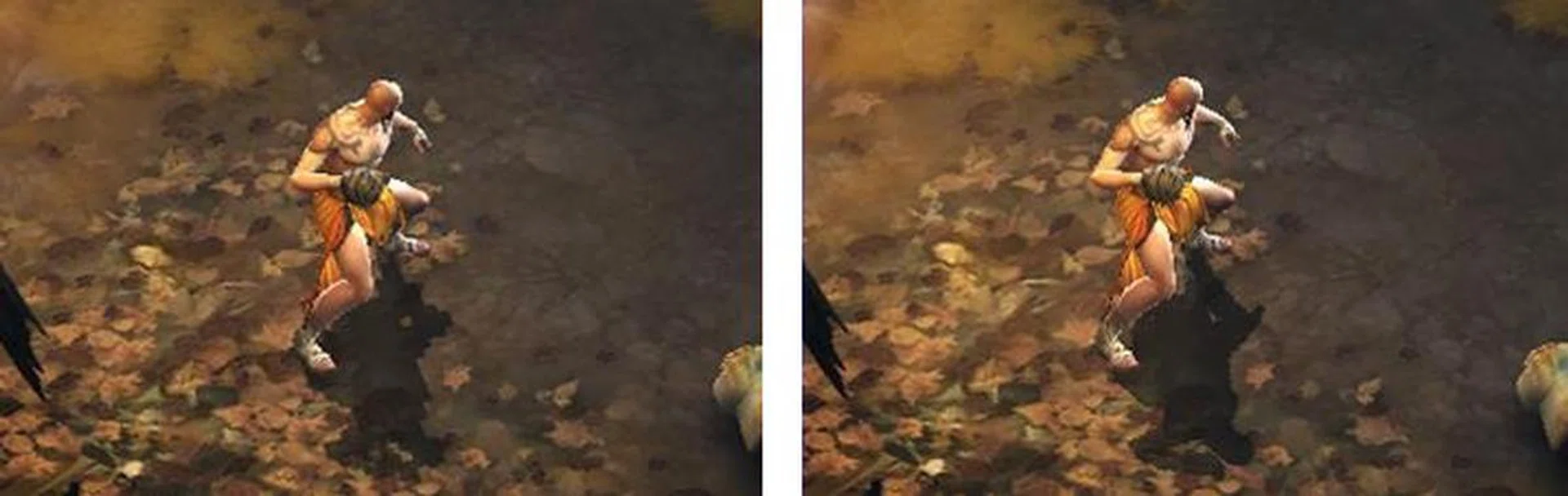 Medium settings on the left, Maximum settings on the right