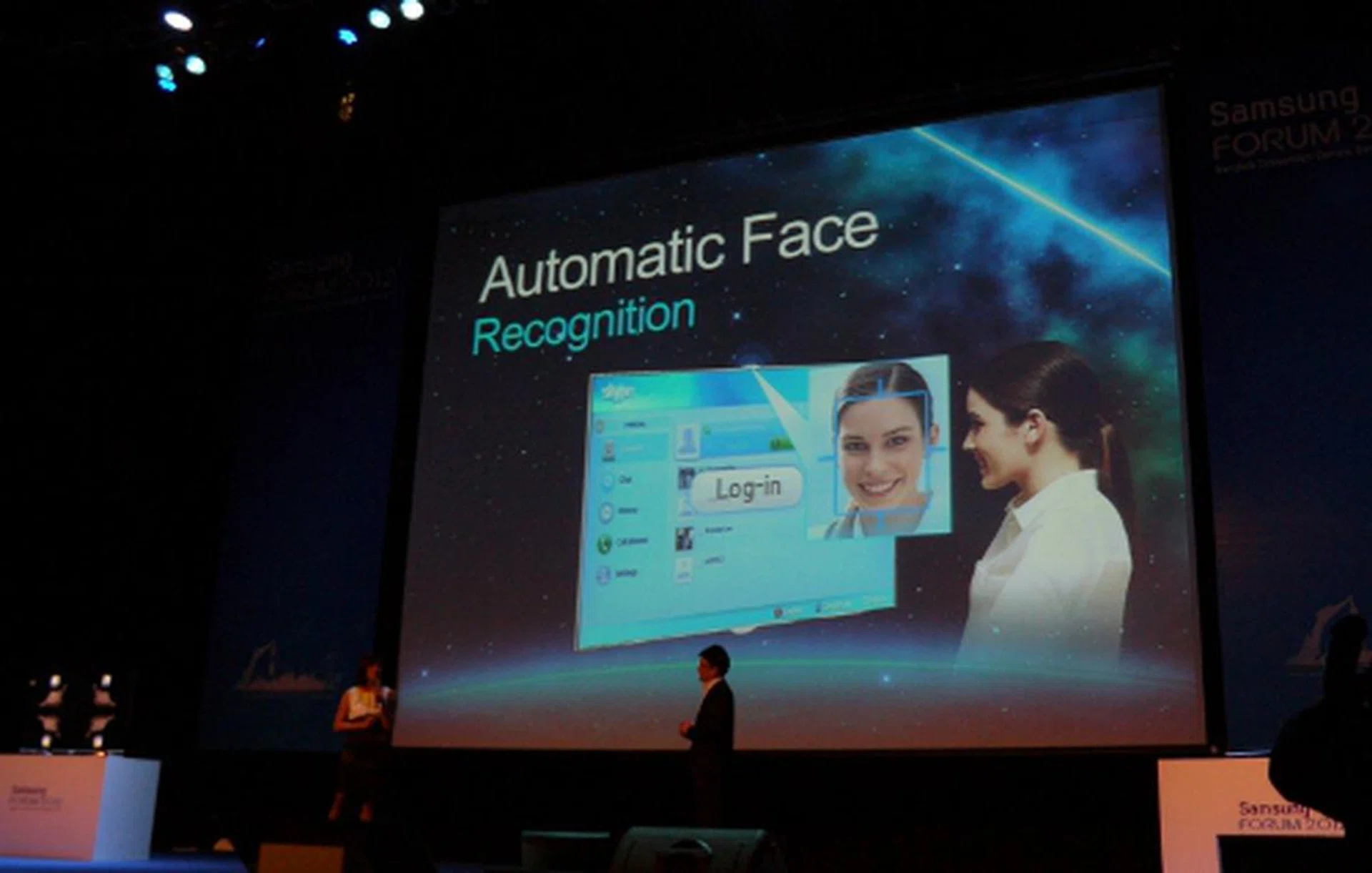 Miss Tan and Mr Arias also touched on the new facial recognition feature to be implemented with the new range of TVs. For instance, you may log on to social networking apps like Facebook or Twitter by relying on the TV's built-in camera instead of logging in to the application manually.