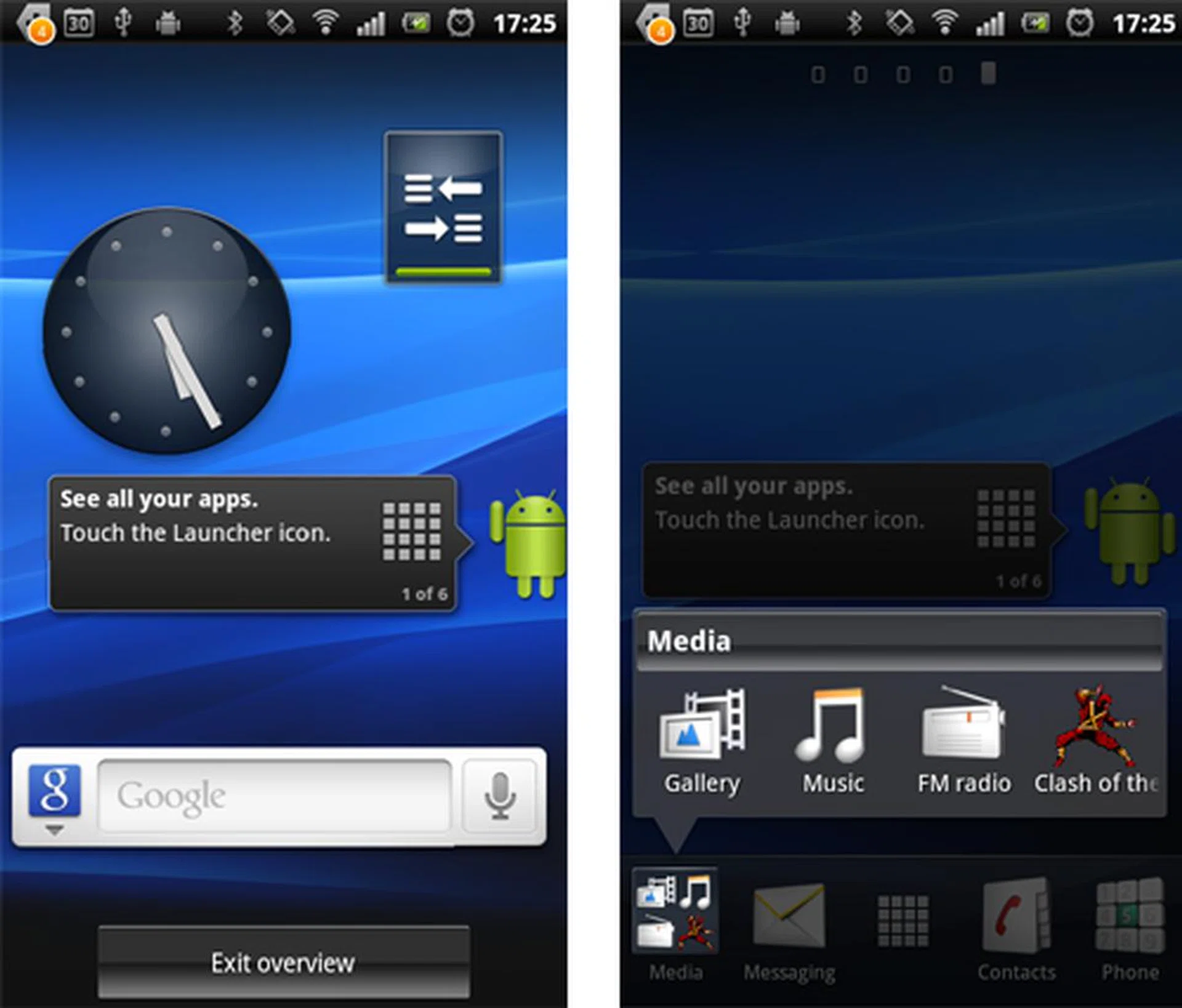 Various interface enhancements, such as a widget overview and folders within the four shortcuts, do give the Xperia Pro an advantage over its competitors.