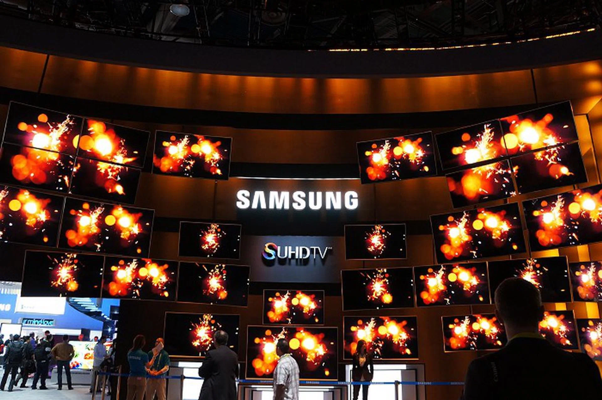 The entrance to Samsung's booth at CES 2015 was a blast!