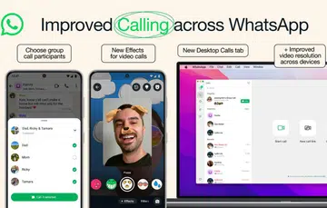 WhatsApp users can enjoy better quality video calls and an improved calling on desktop. Photo: WhatsApp