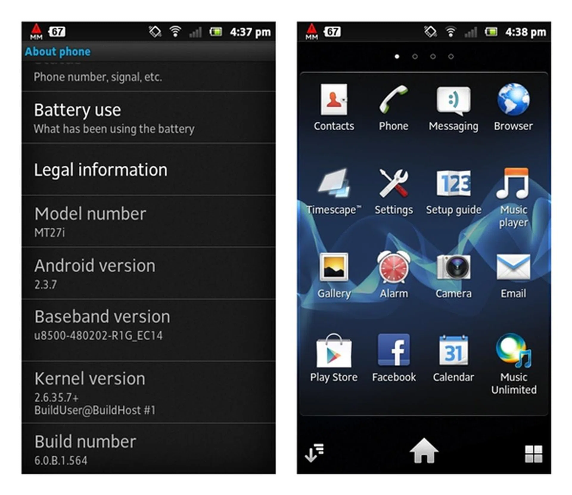 The user interface looks no different from the rest of the Xperia lineup. You will see the usual five-panel home screen where you slide to the side to view the apps installed on the Xperia Sola.