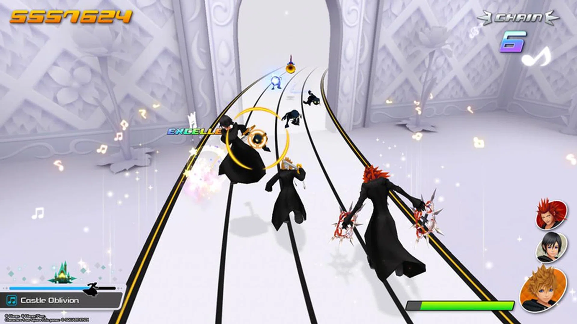 You can switch out the Sora-Donald-Goofy trio for other iconic teams in the franchise, which is a really nice touch. 