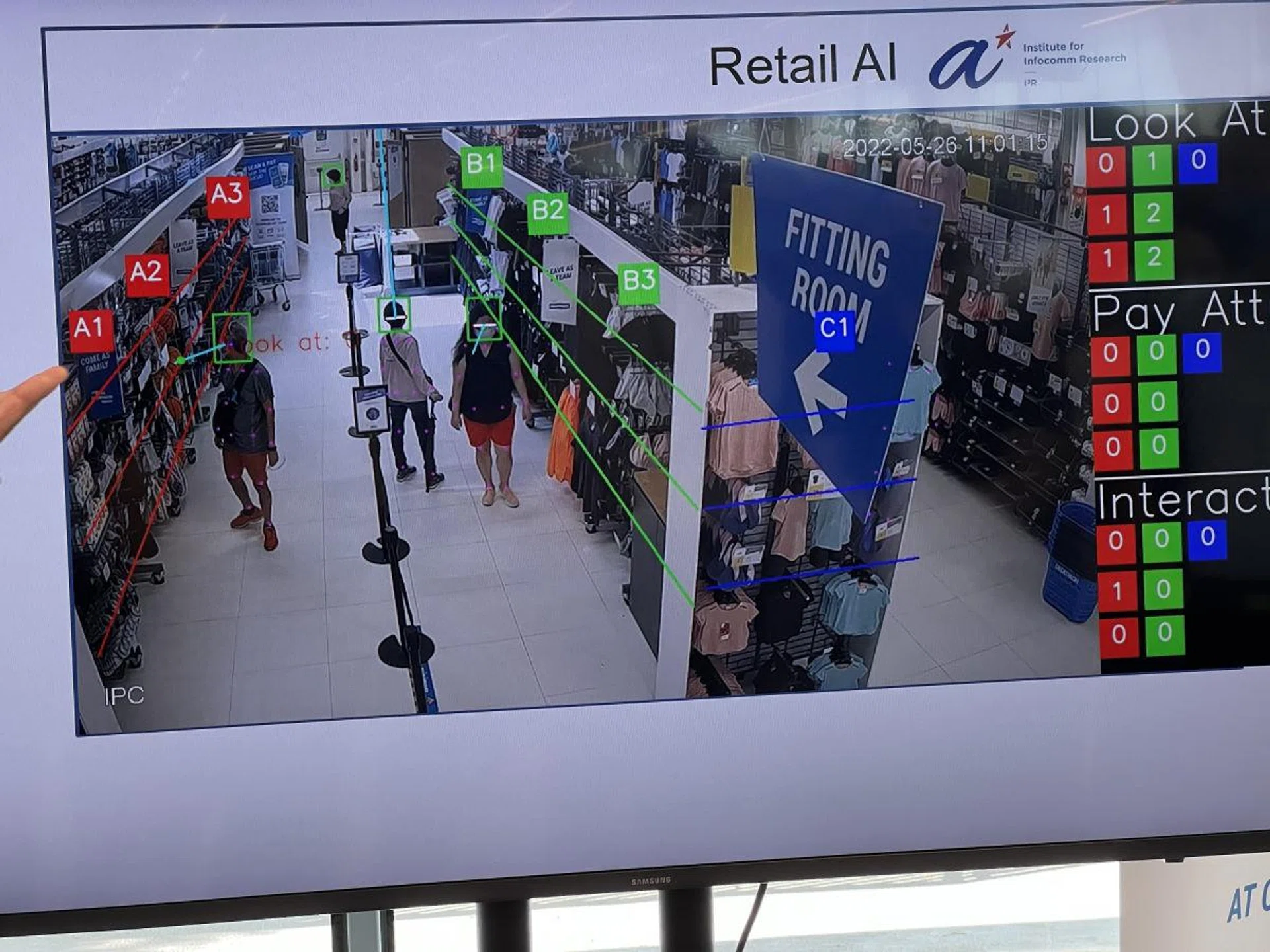 And it can track individual users down to the exact product you look at and interact with in the store.